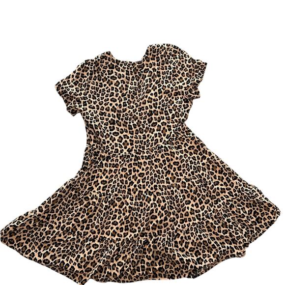 Altar’d State- Mini Dress- Medium - cheetah leopard print ruffle dress- tunic - Picture 3 of 9